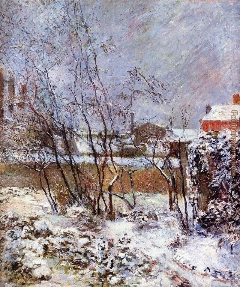 Snow Rue Carcel painting - Paul Gauguin Snow Rue Carcel art painting